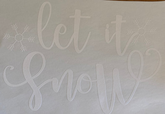 Let It Snow - White