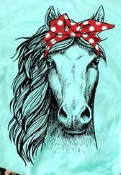 Red Bandana Horse