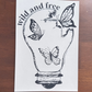 Wild And Free Light Bulb