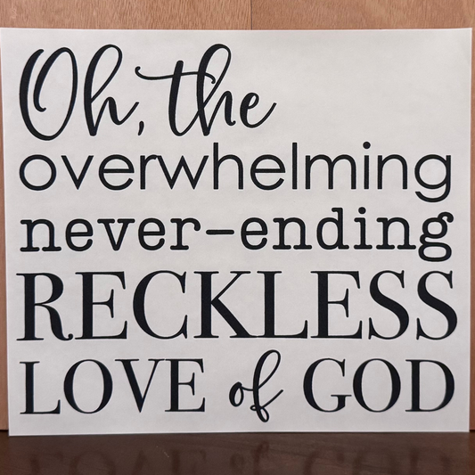 Overwhelming Love Of God