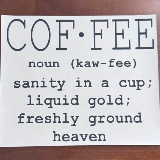 Coffee Definition