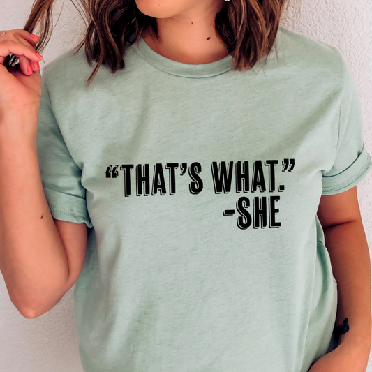 That's What She Said