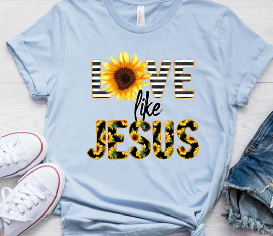 Love Like Jesus Sunflower