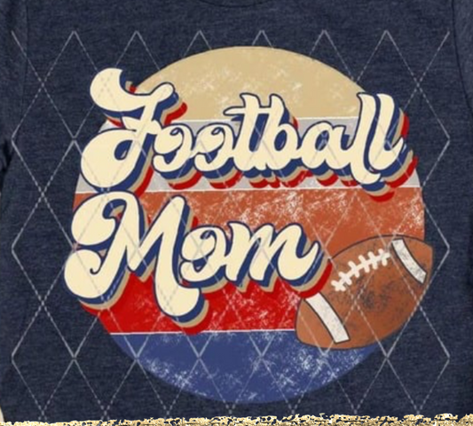 Retro Football Mom