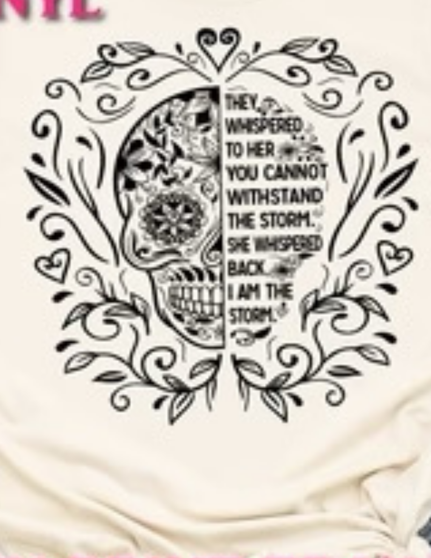 I Am The Storm Sugar Skull