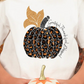 Grateful Thankful Blessed Leopard Pumpkin