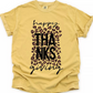 Happy Thanksgiving Leopard - WHITE TEXT