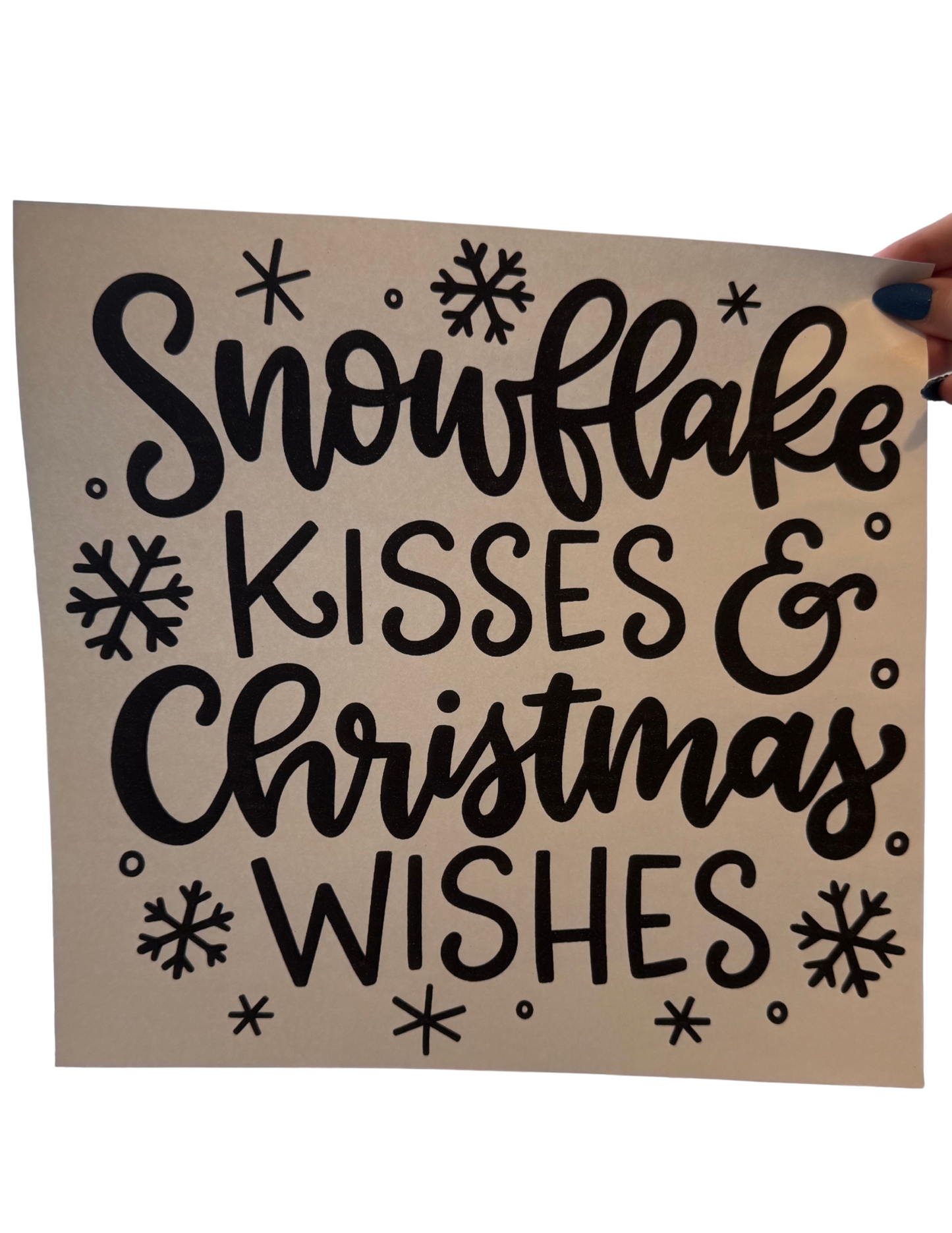 Snowflakes Kisses & Christmas Wishes
