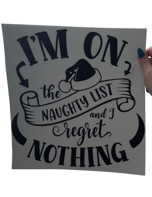 I'm On The Naughty List