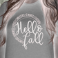 Hello Fall Pumpkins Bonfires Football