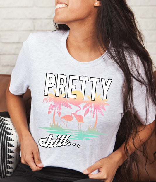 Pretty Chill Flamingos